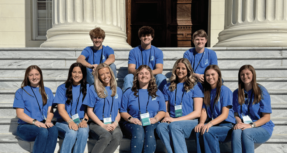 The 2025 Montgomery Youth Tour delegates.
