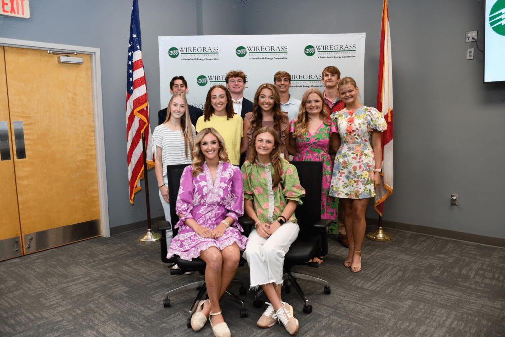 Wiregrass Electric Cooperative’s 2026 Montgomery Youth Tour delegates