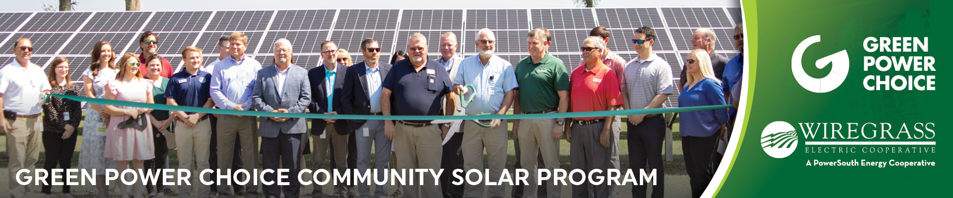 Green Power Choice Community Solar Program. Wiregrass Electric Cooperative, A PowerSouth Energy Cooperative